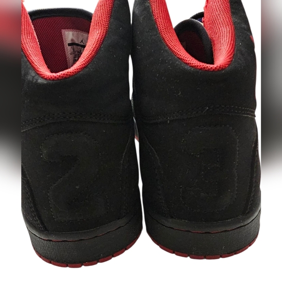 Jordan 1 Flight 5 Basketball Shoes Nike Jordan Black Gym Red Bred Men's Size 10 - Picture 5 of 10